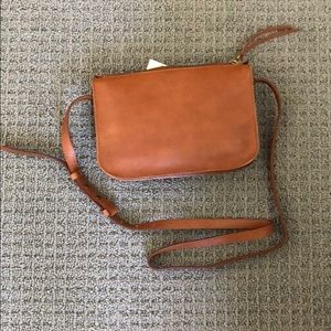 Madewell Brown leather crossbody bag